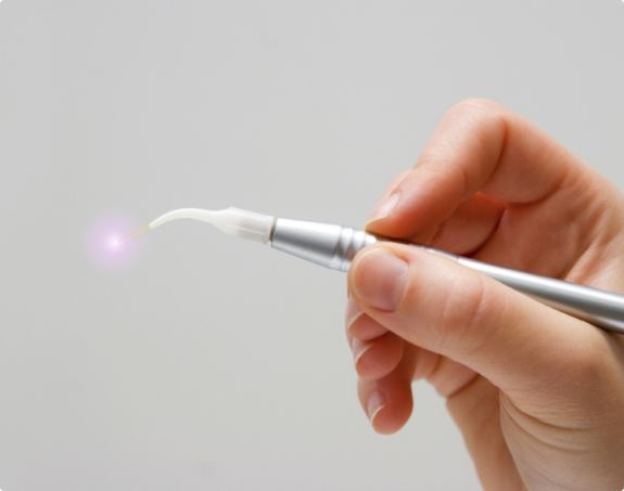 Soft tissue laser dentistry hand tool